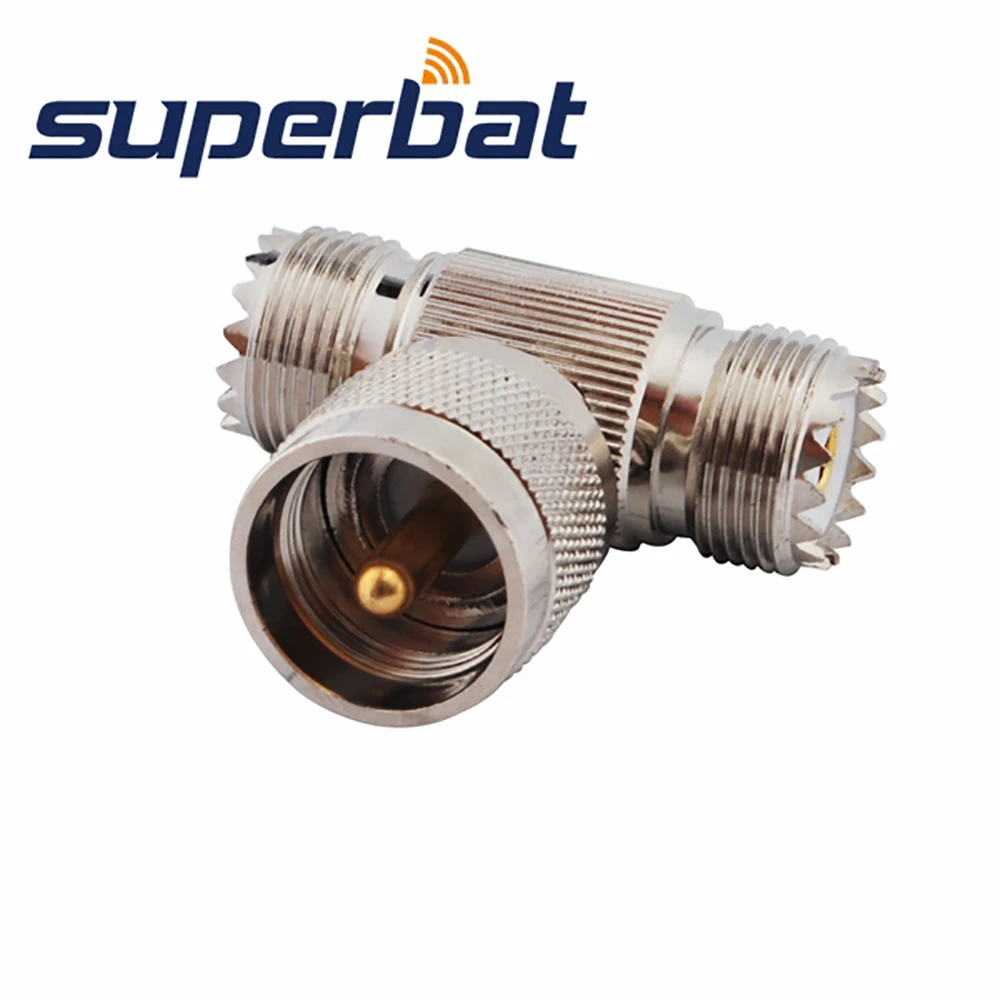 Superbat UHF штекер адаптера к гнездо 2 Way Т Тип разъем|plug type|plug maleplug t |
