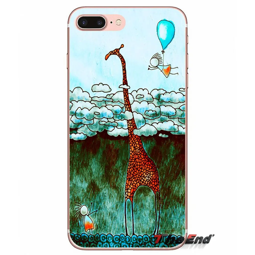 Для iPhone X 4 4S 5 5S 5C SE 6 6S 7 8 Plus Samsung Galaxy J1 J3 J5 J7 A3 A5 2016 2017 мультяшный чехол с большой