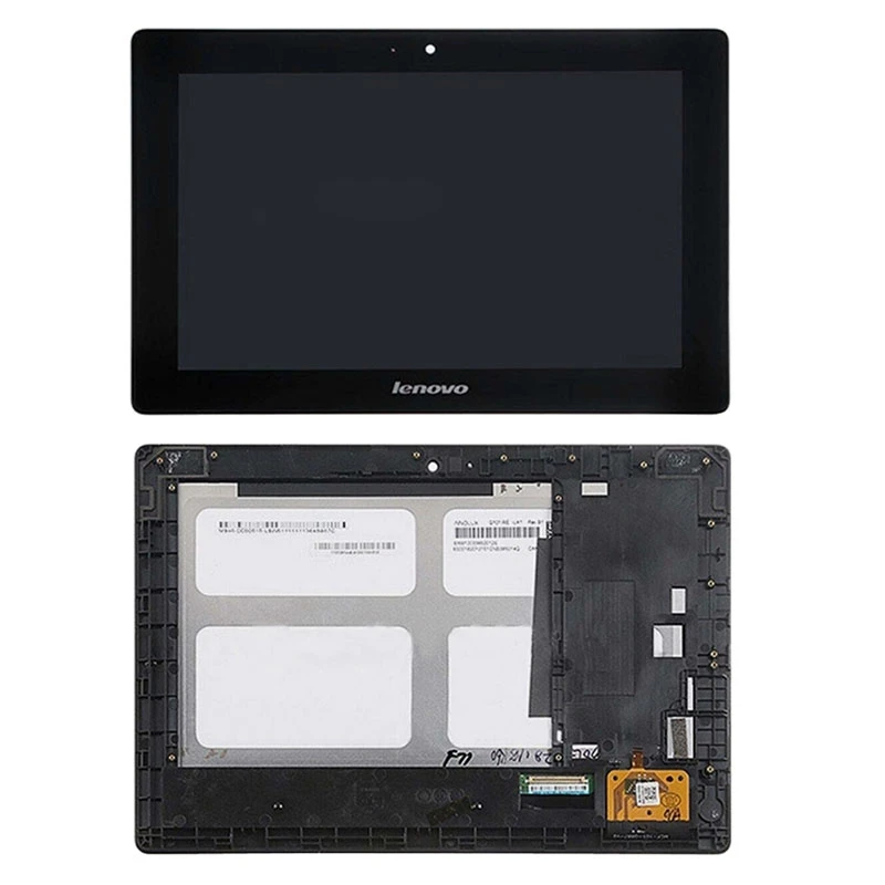 ЖК-экран H и дигитайзер в сборе с рамкой для Lenovo Idea Tab S6000 (черный) | Компьютеры офис