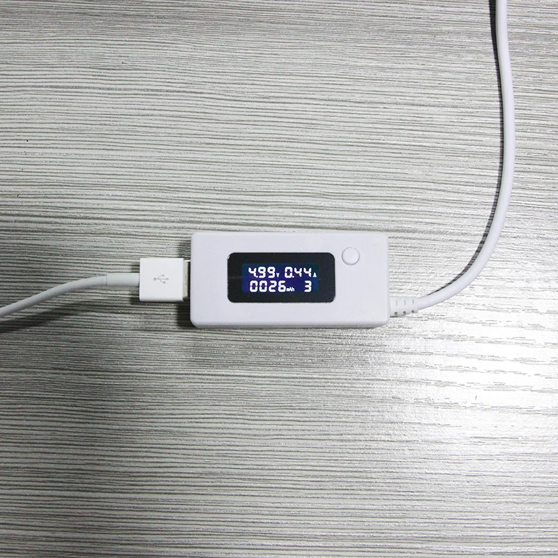 UANME Белый Micro USB зарядное устройство Емкость батареи Напряжение Ток тестер метр детектор с ЖК-дисплей для мобильного смартфона power Bank