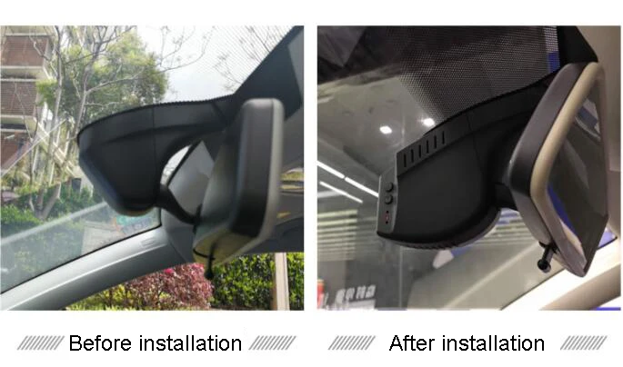 WiFi Автомобильный регистратор DVR DashCam камера видео рекордер 1080P 96658 IMX323 для Volkswagen Passat /Magotan высокая версия