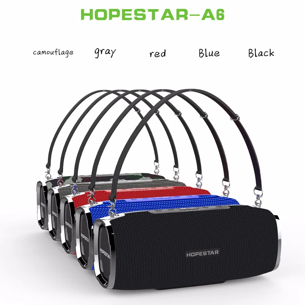 Bluetooth-Колонка HOPESTAR A6 Портативная Беспроводная колонка с объемным звуком