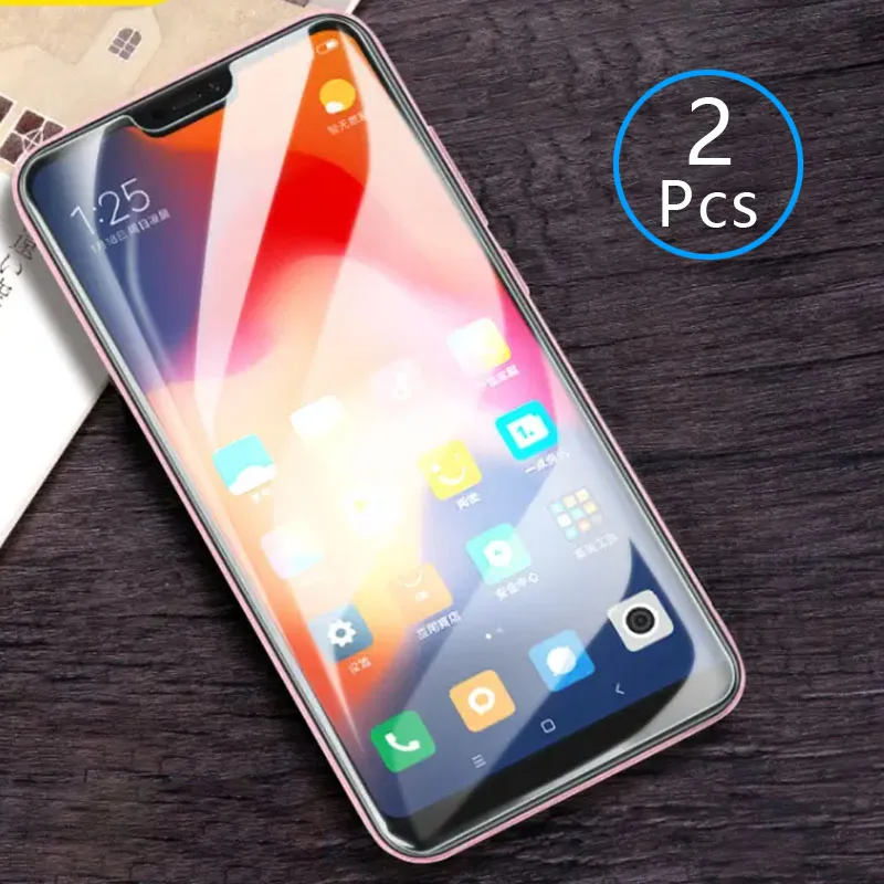 2 шт. закаленное стекло для Xiaomi Mi a1 a2 lite Защитная пленка экрана телефона на ksiomi my 1a