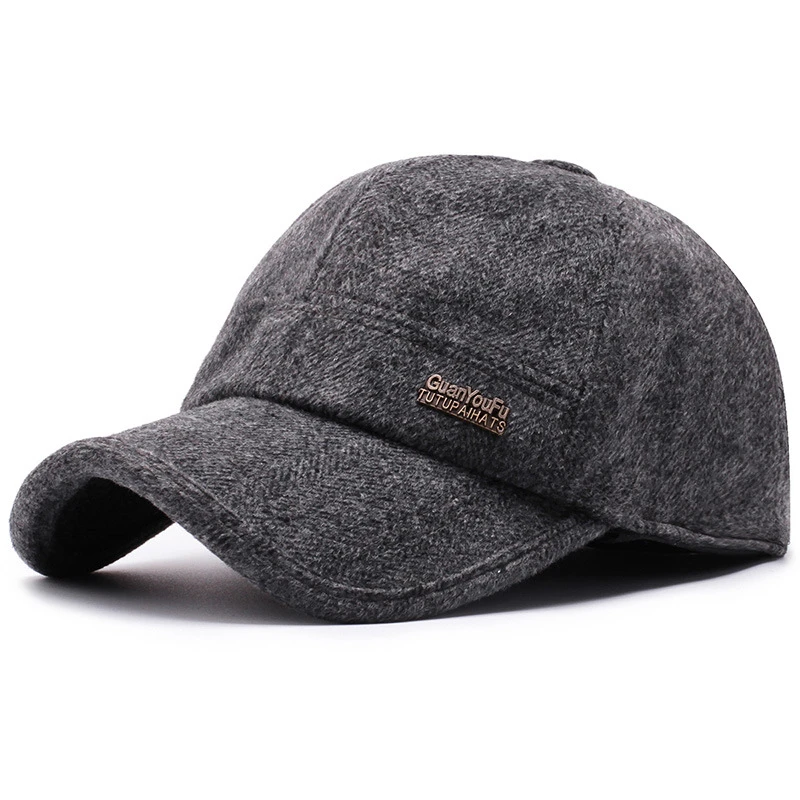 [NORTHWOOD] Высококачественная зимняя мужская бейсболка с ушками Gorra Hombre Snapback шапка теплая Утепленная зимняя шапка