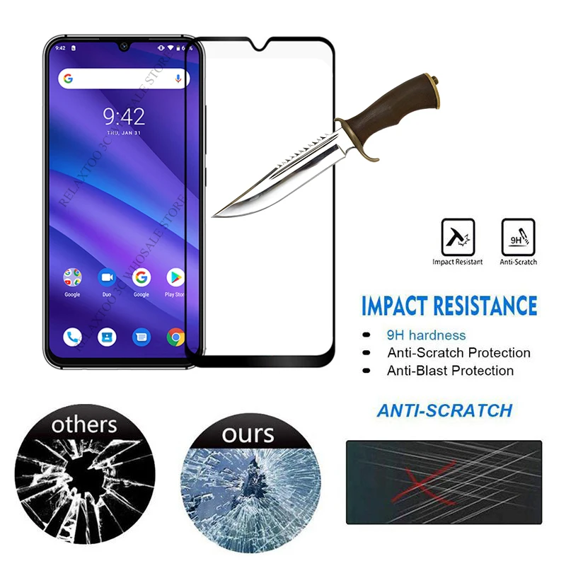 2pcs 3D Full Cover Glass For UMIDIGI A5 Pro Protective Glass Screen Protector for UMIDIGI A5 Pro Tempered Glas A5pro A 5 9H Film