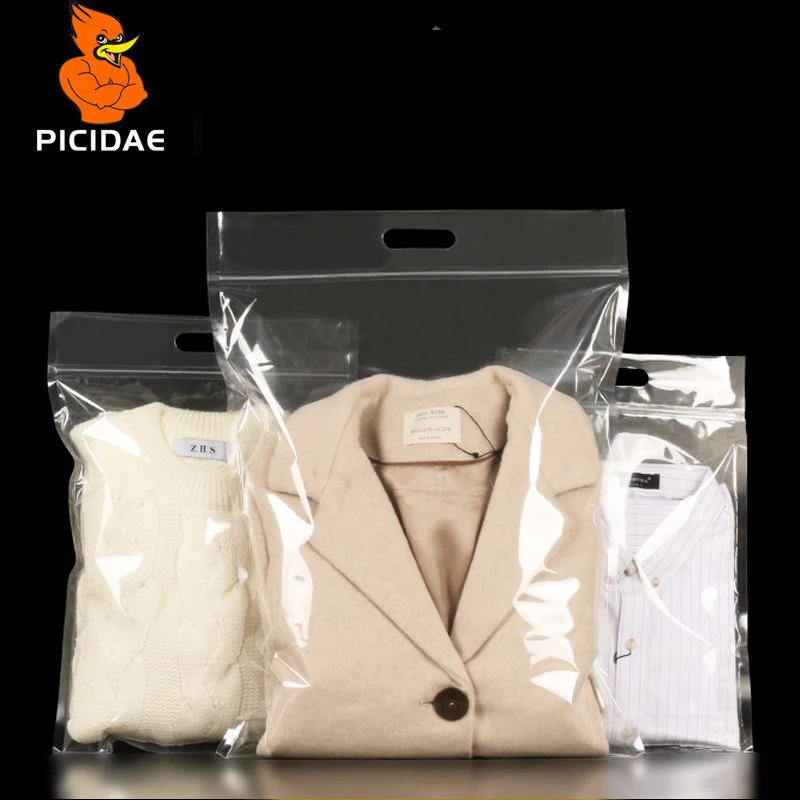 Перфоратор Переносной Прозрачный Ziplock Вогнутый Выпуклый Пакет Мешок Пластиковые