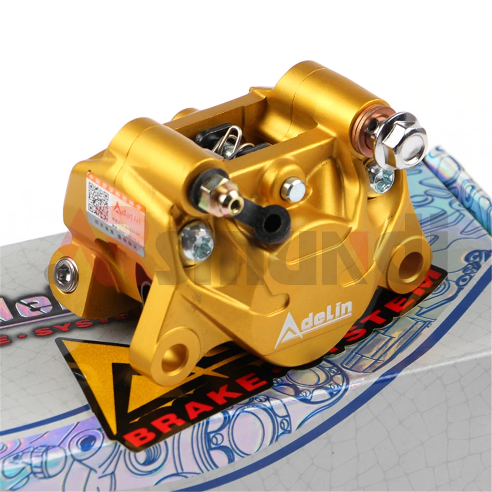 Adelin универсальные скутеры для мотоцикла с ЧПУ 84 мм тормозные суппорты поршнем 2*34