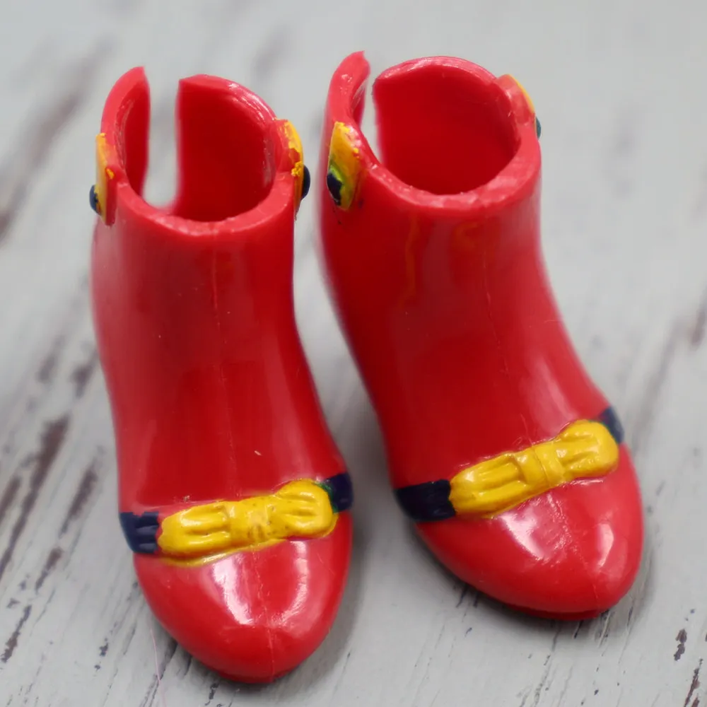 red Blyth doll высокие сапоги пять видов стиля для выбора костюма для 1/6 шарнирная кукла тела ледяной - Цвет: red