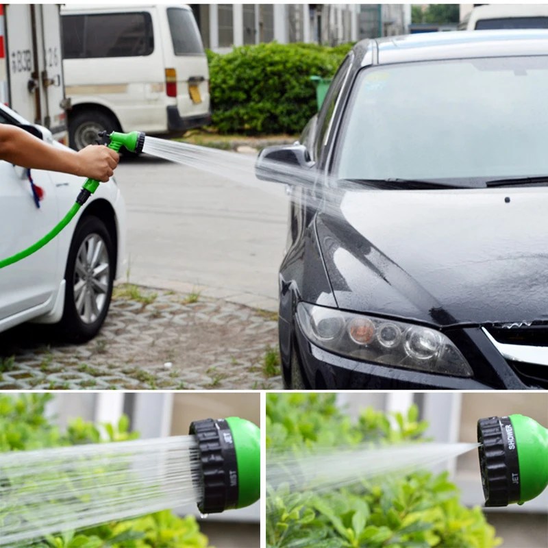 

Extendable Garden Watering Magic Hose Car Washing Spray Gun Tools Set Flexible Retractable Magic Snake Water Hose Pipe
