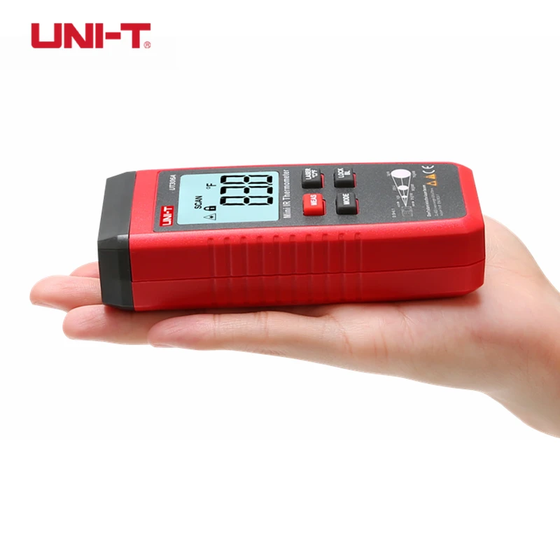 UNI T UT306A мини ЖК дисплей инфракрасный термометр для измерения температуры 35 ~ 300C