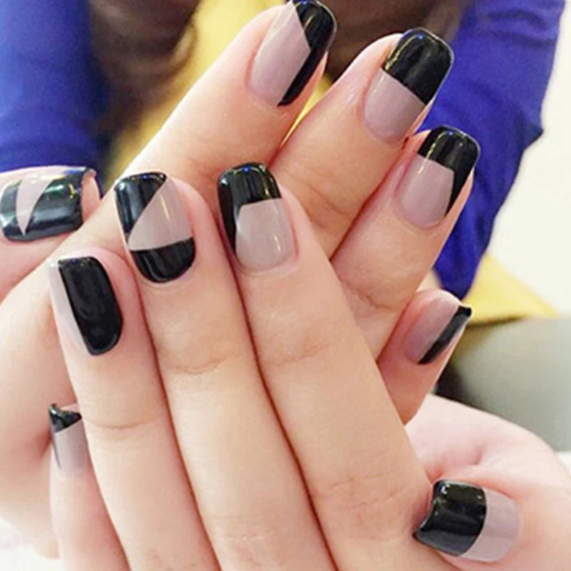 Лаки для ногтей Lucky Color Черный Гель-лак высокое качество длительное впитывание УФ