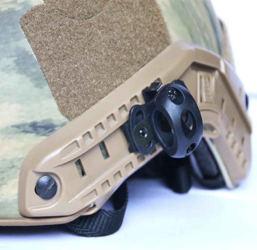 Шлем TAK YIYING с одним зажимом фотобоковая лампа черного цвета|helmet side rail|fast tactical