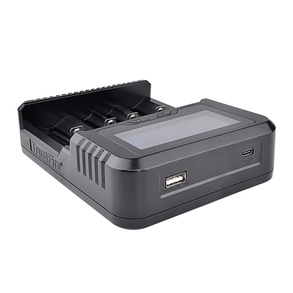 TrustFire TR 020 быстрая Зарядное устройство 3 0 USB QC3.0 Смарт Батарея Набор 18650 /26650 /32650