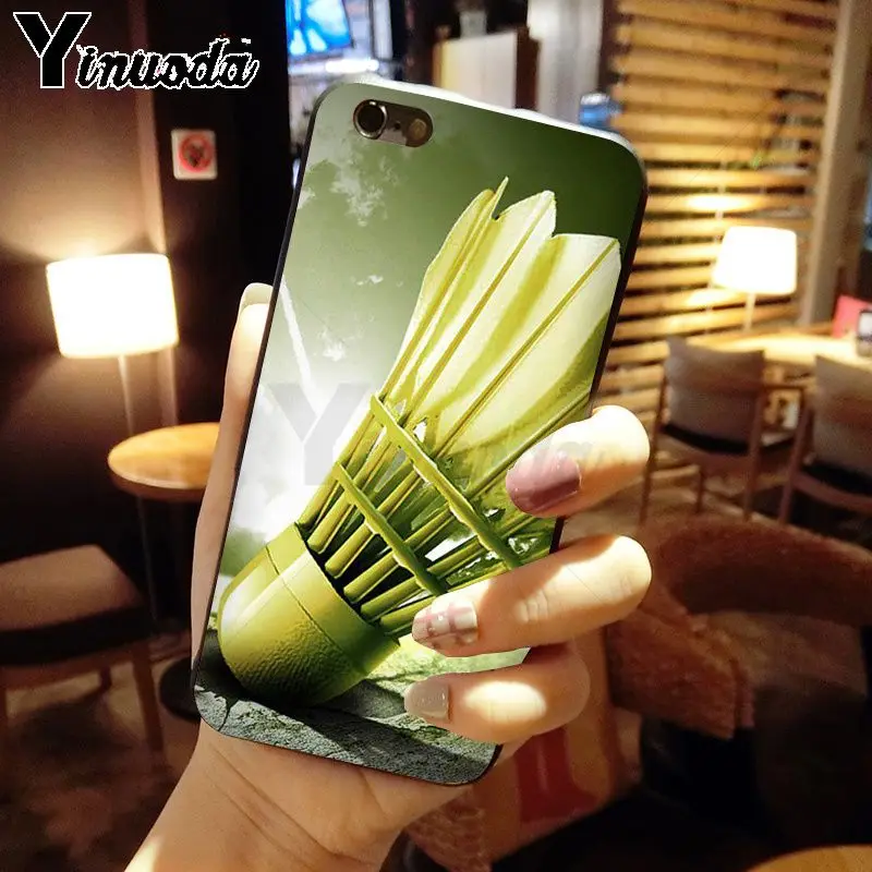 Yinuoda Бадминтон Спорт DIY печать рисунок силиконовый чехол для телефона iphone X XS MAX 8 7