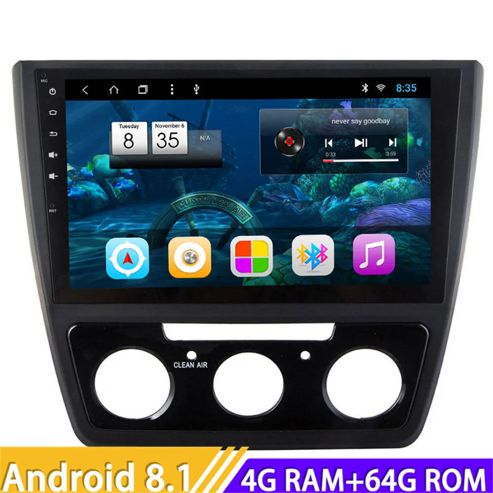 Автомагнитола на Android 8 1 головное устройство DVD-плеер Авторадио для Skoda Yeti 2016