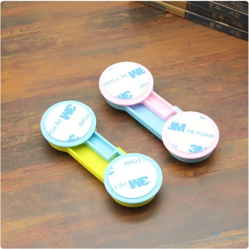 5pcs/lot Children Security Protector Baby Care Multi-function Child Baby Safety Lock Cupboard Cabinet Door Drawer Safety Locks images - 6