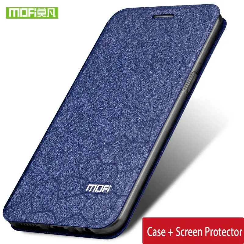 Чехол для xiaomi mi 9, кожаный чехол-книжка Mofi, чехол для xiaomi 9, силиконовый чехол для задней панели из ТПУ mi 9, чехол 6,39 дюйма - Цвет: Case With Glass