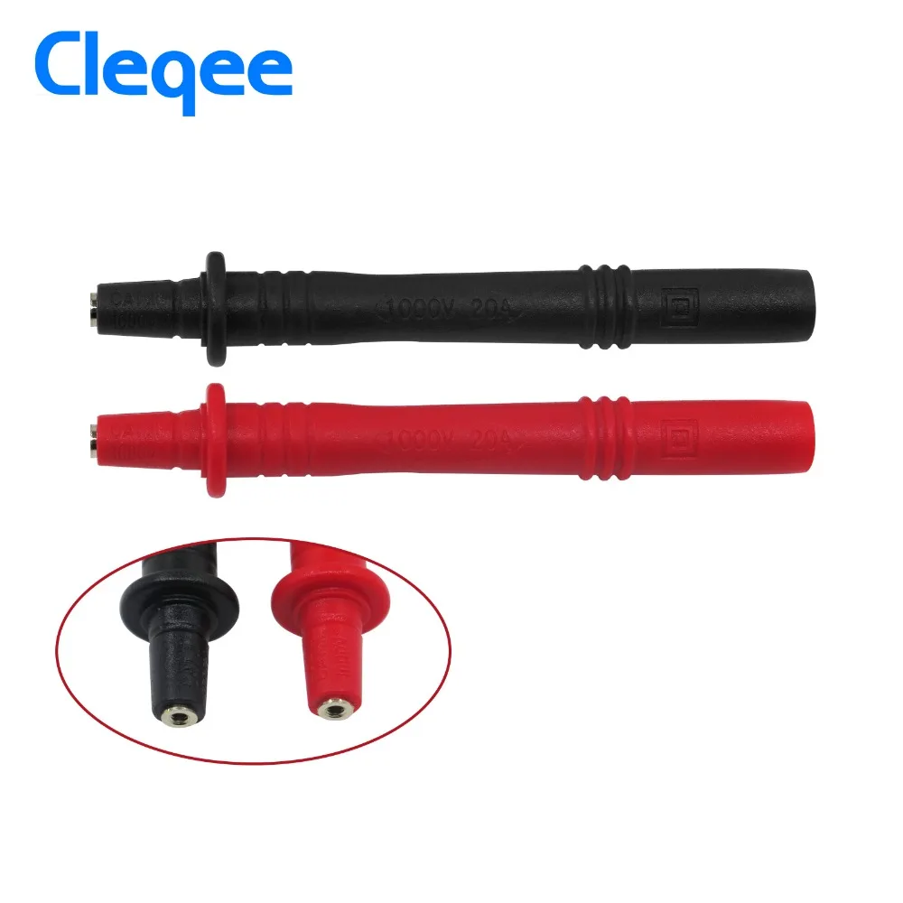 Cleqee P8001 2 шт. зонд мультиметра Сменные позолоченные иглы тестовые зонды для