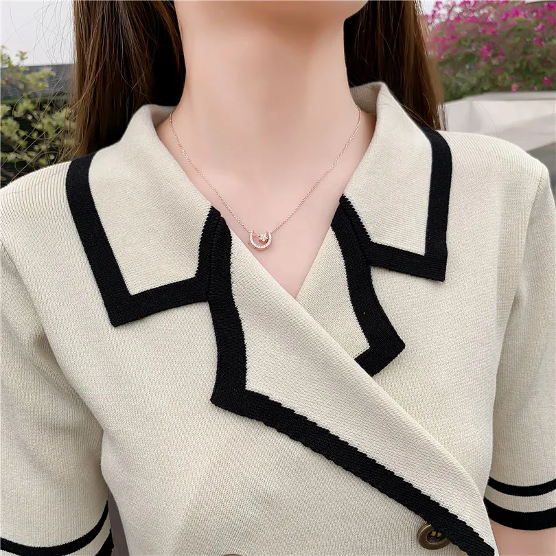 Женское винтажное платье трапеция элегантное двубортное трикотажное мини с