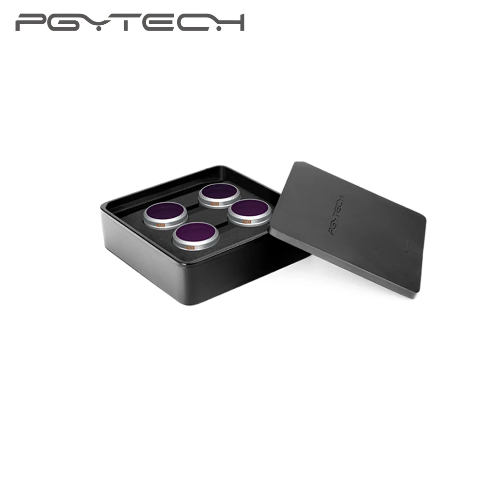 PGYTECH DJI Мавик 2 зум усовершенствованный фильтр комплект ND8/ND16/ND32/ND64 набор фильтров