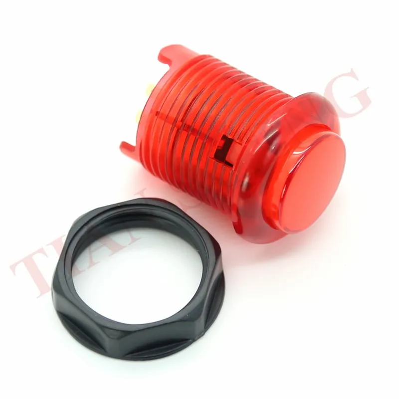 5 шт./лот 30 мм аркадные светодиодные фонари кнопка встроенный переключатель В