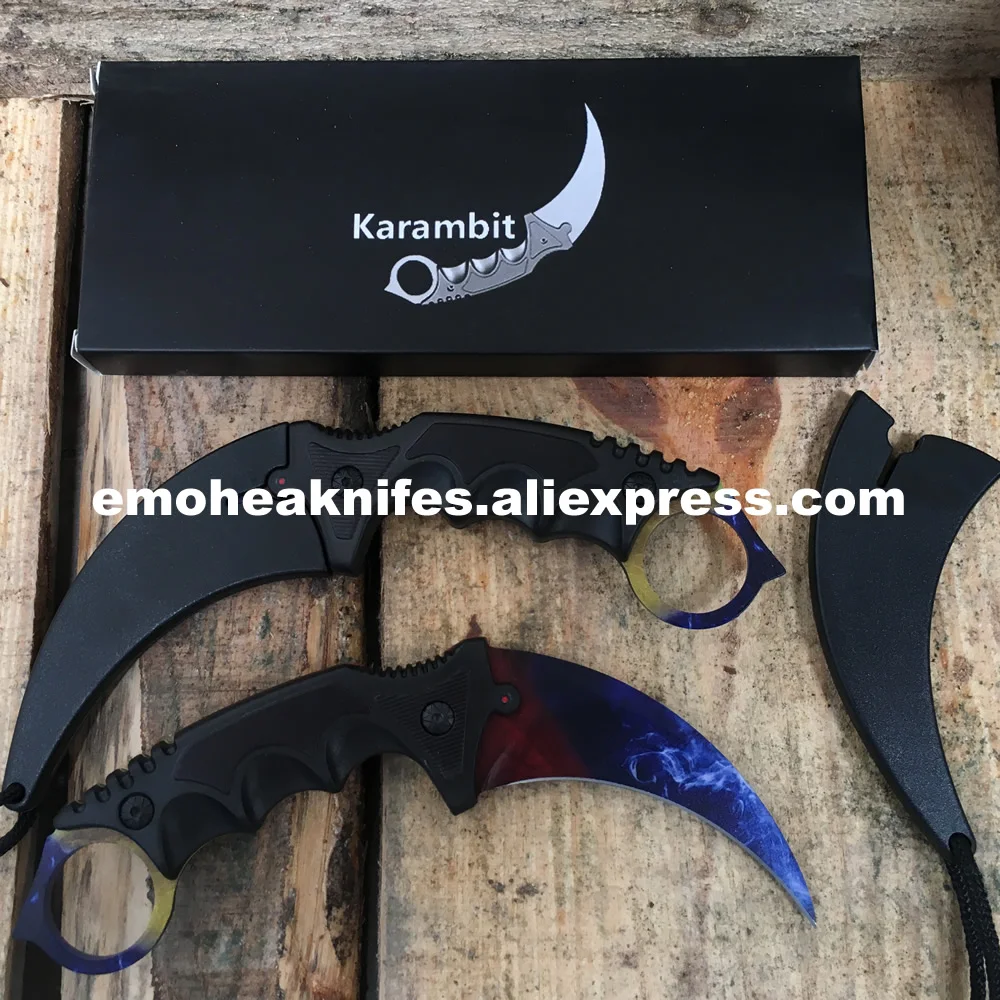 EK Мрамор исчезают CS GO Karambit коготь нож Боуи m9 Sharp Counter Strike игра ножей Кемпинг борьба