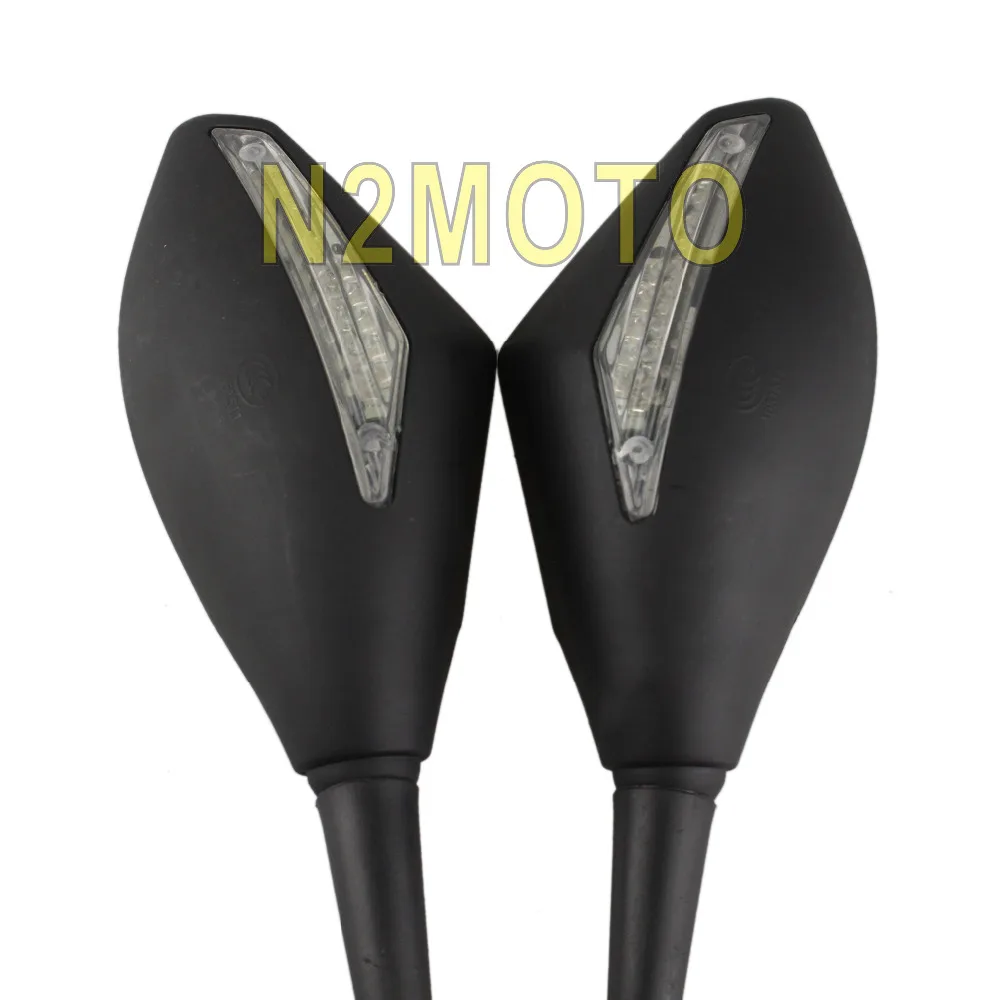 Янтарный светодиодный индикатор поворота мотоцикла зеркало заднего вида для Honda