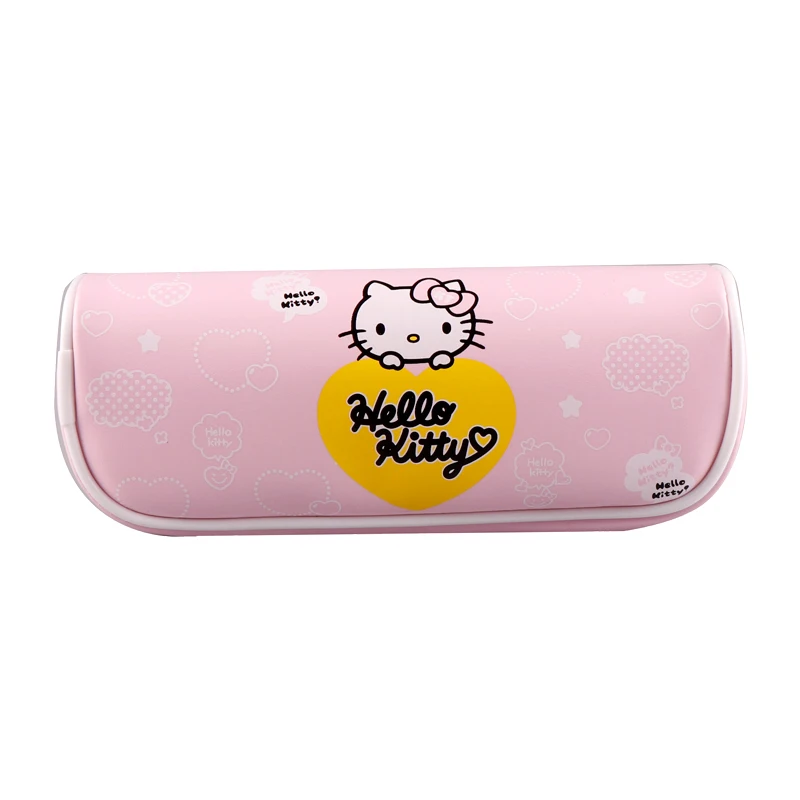 light pink TOPSTHINK настоящий Hello kitty ткань милый мягкий большой чехол-карандаш для девочки - Цвет: light pink