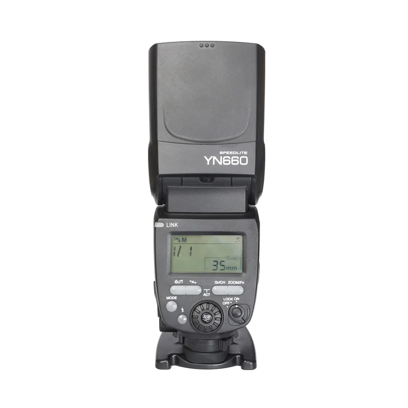 Светодиодная лампа для видеосъемки YONGNUO YN660 GN66 2,4G Беспроводной вспышка для фотокамер Speedlite HSS 1/8000s мастер Вспышка Speedlite для Canon 80D 70D 5D Mark III для Nikon Камера