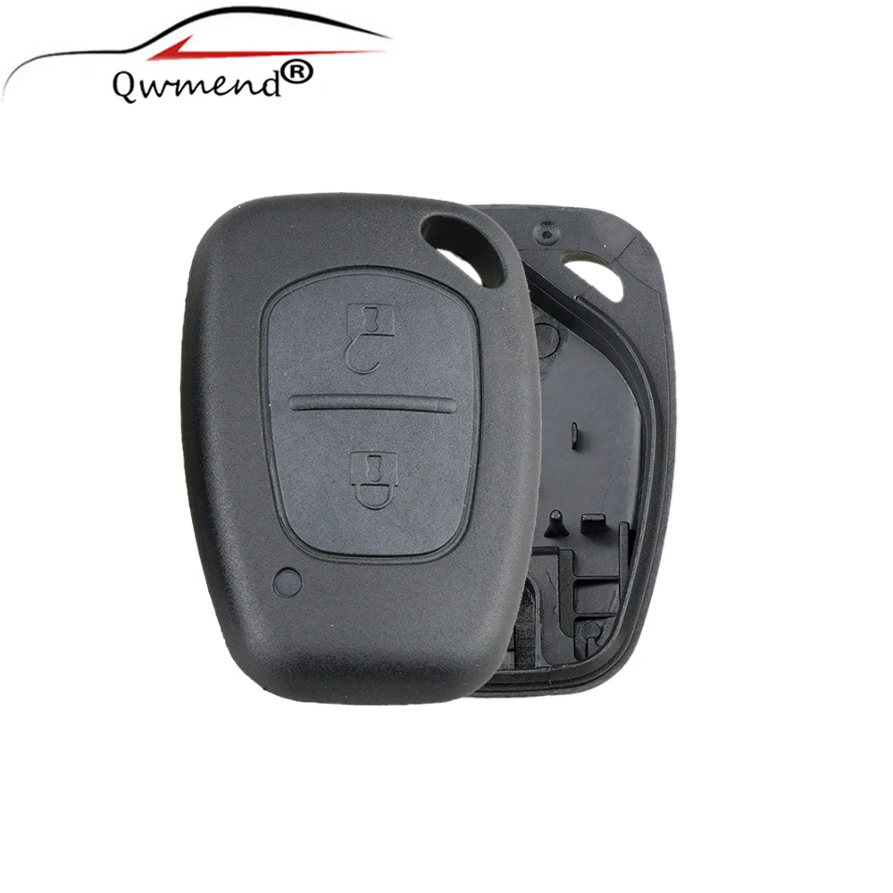 QWMEND автомобильный смарт ключ Брелок чехол с 2 кнопками для Renault Opel Vauxhall Nissan Vivaro