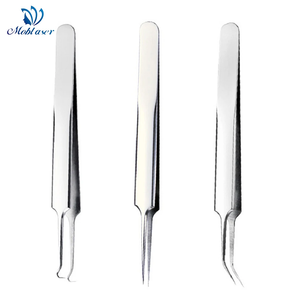 Угревая игла из нержавеющей стали удаление белая головка пятен Пинцет лицо