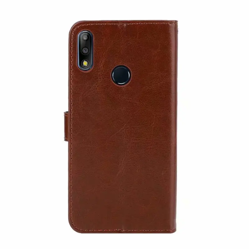 10 шт./лот кожаный чехол-бумажник в виде книжки Crazy Horse для Asus Zenfone Max Pro M1 ZB601KL M2 ZB631KL