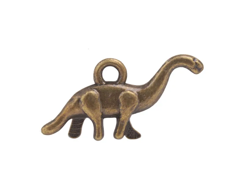 

FREE SHIPPING 40PCS Antiqued Bronze Dinosaur Charms #92287