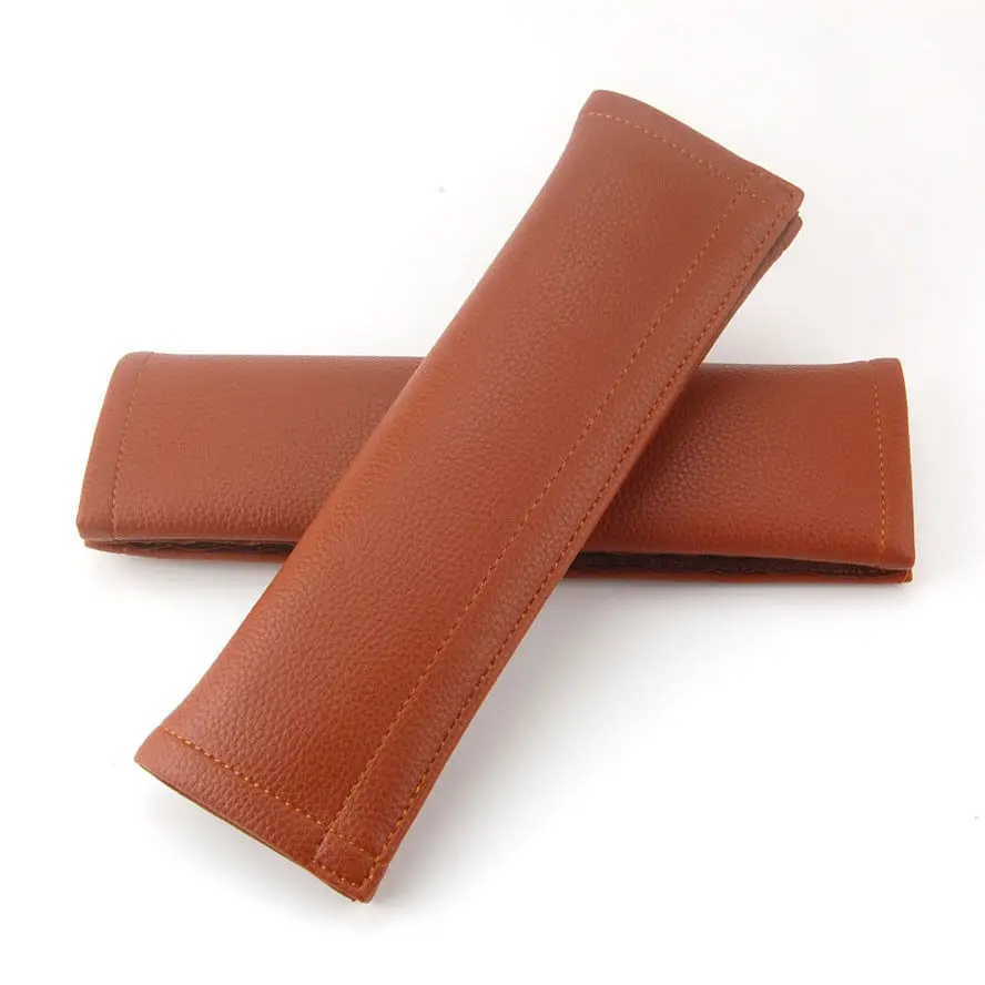 2 шт. универсальные накладки на ремень безопасности из ПУ кожи | Автомобили и