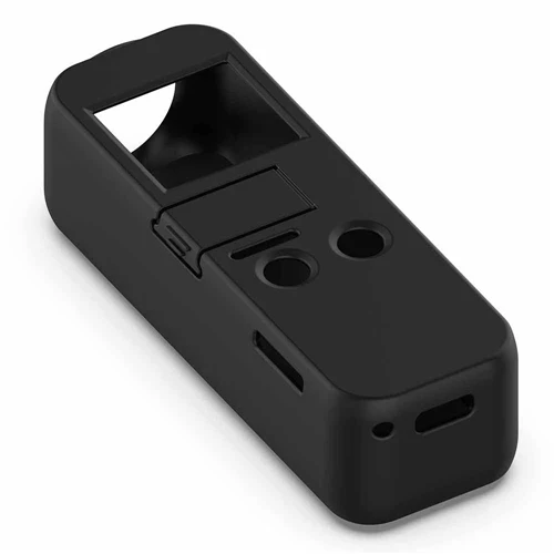 Черный Для DJI OSMO Карманный ручной карданный Мягкий силиконовый чехол для камеры защитный чехол противоскользящие карданные аксессуары карамельный цвет - Цвет: Черный