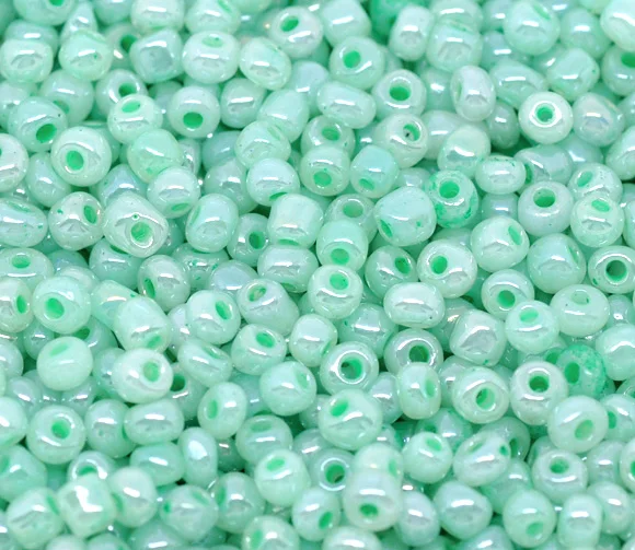 DoreenBeads 6/0 стеклянный бисер Cyan имитация жемчуга около 4 мм (1/8 &quot) Диаметр отверстие: