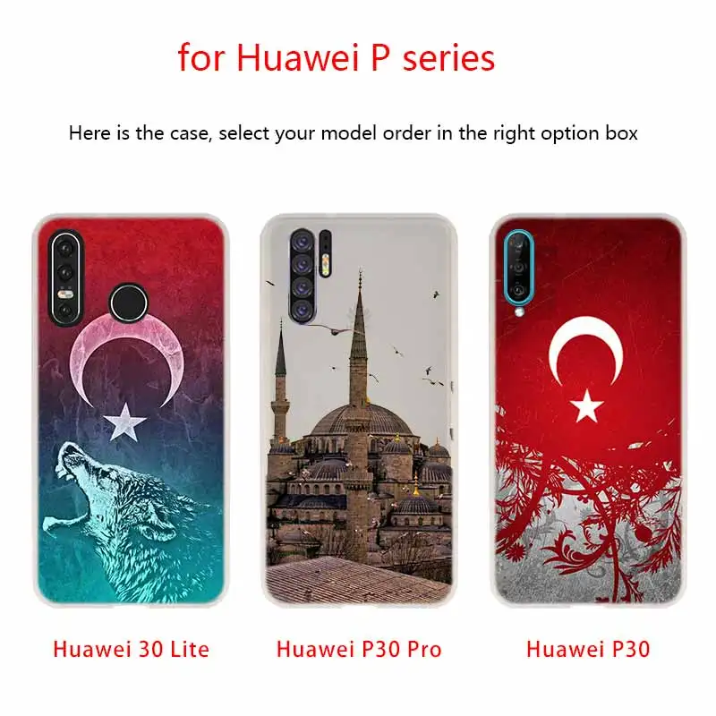 Красивый чехол MLLSE в турецком стиле силиконовый мягкий из ТПУ для Huawei P30 P20 Pro P10 P9 P8