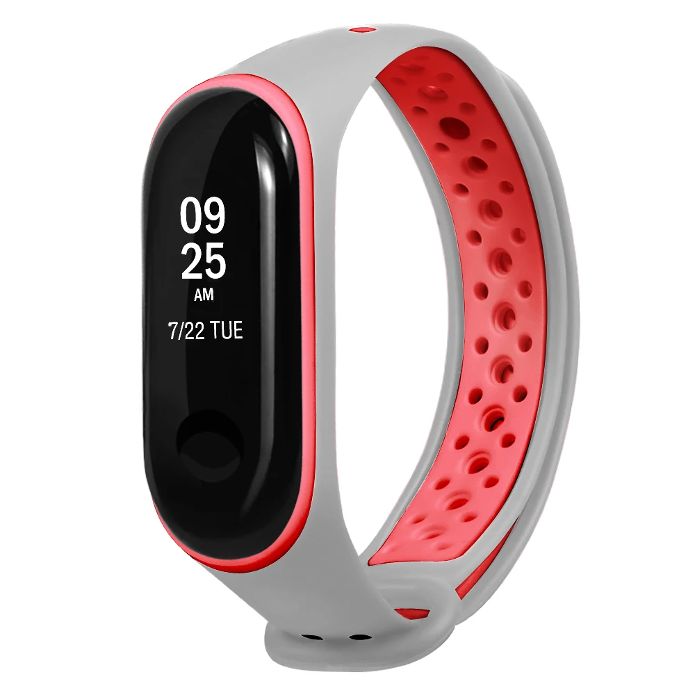 Спортивный Браслет mi Band 4, ремешок на запястье для Xiaomi mi band 3, спортивный силиконовый браслет для Xiaomi mi band 4 Band 3, смарт-браслет