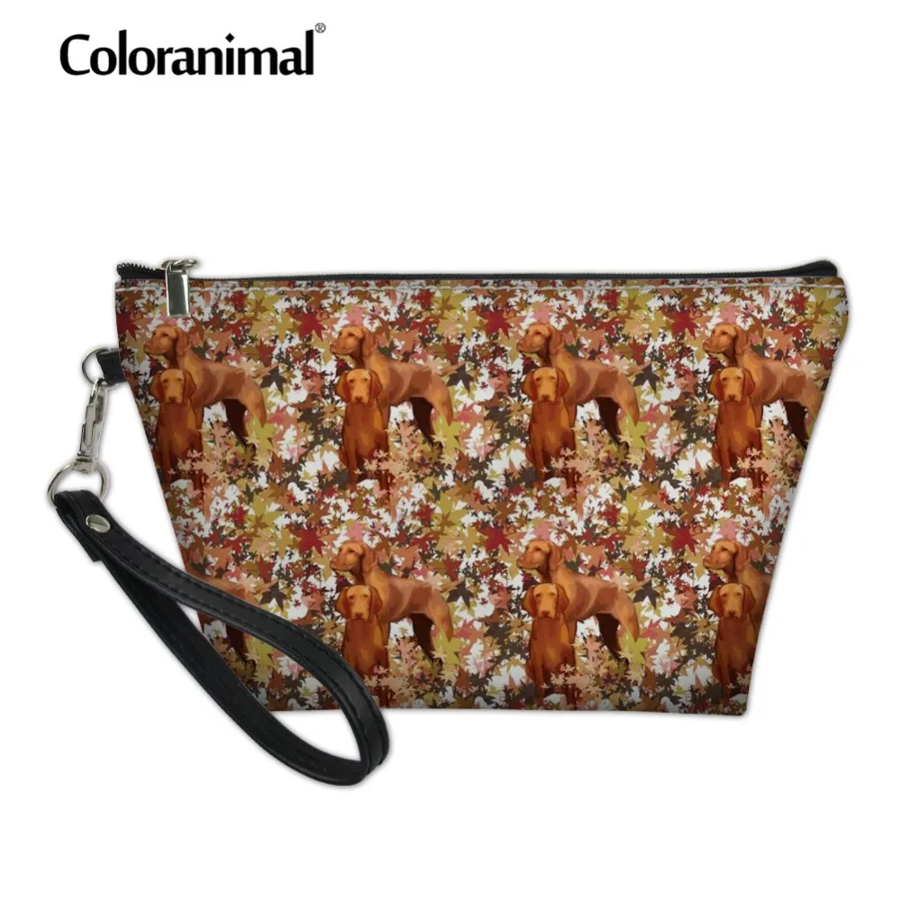 

Coloranimal Women Handbag Fashion Makeup Case for Cosmetic Bag Vizsla Dog Pattern Multi-function Necessity Pouch Wash Toiletry