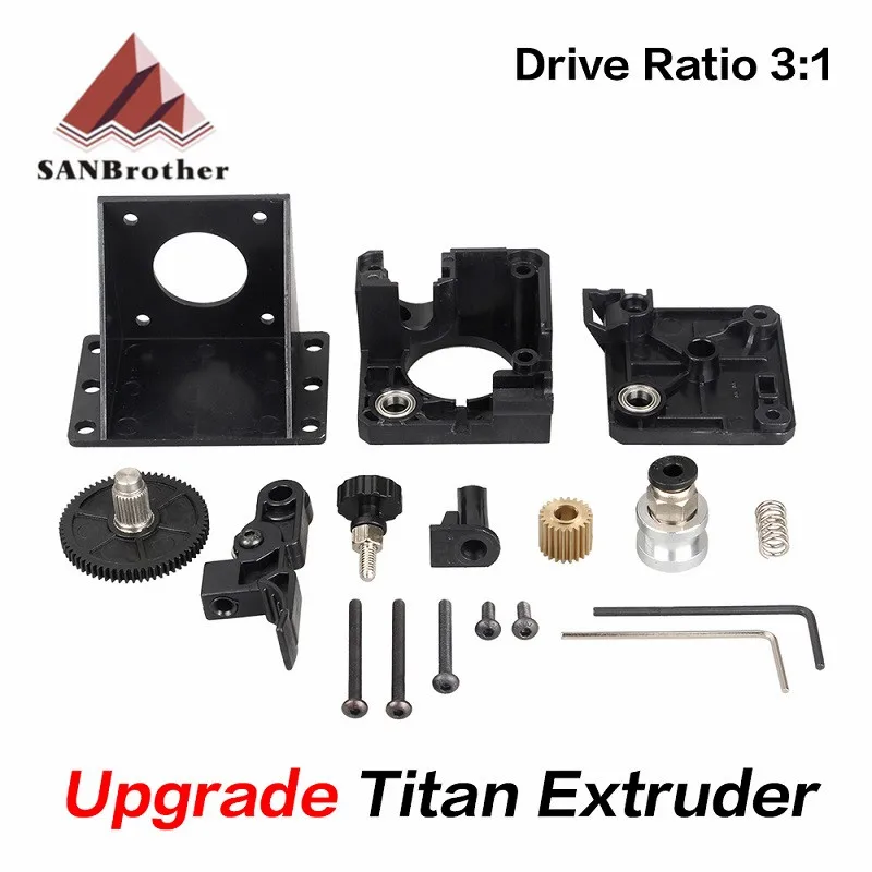 Детали для 3D принтера Titan экструдер полный комплект V6 J head Bowden монтажный кронштейн