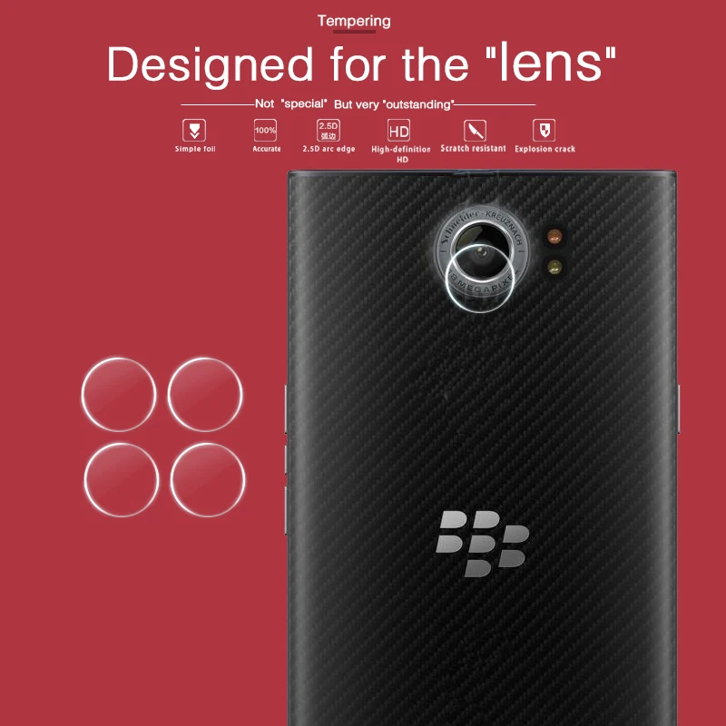 HD камера заднего Камера объектив из закаленного Стекло пленка для Blackberry KEY2 Priv
