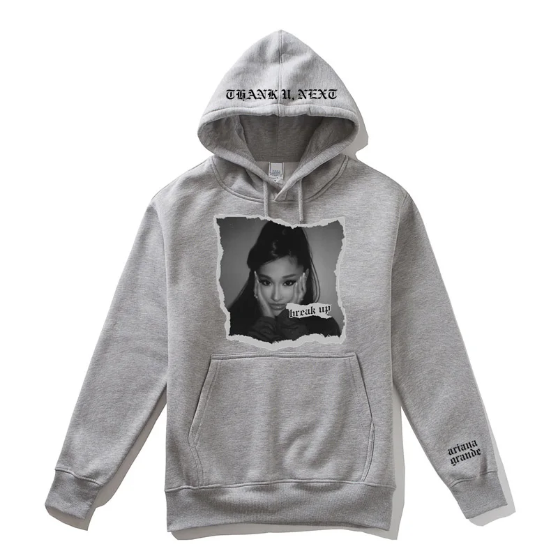 Эксклюзивная Мужская толстовка с капюшоном Thank U Next Break Up, женская уличная мужская повседневная куртка на молнии, повседневные флисовые мужские пальто
