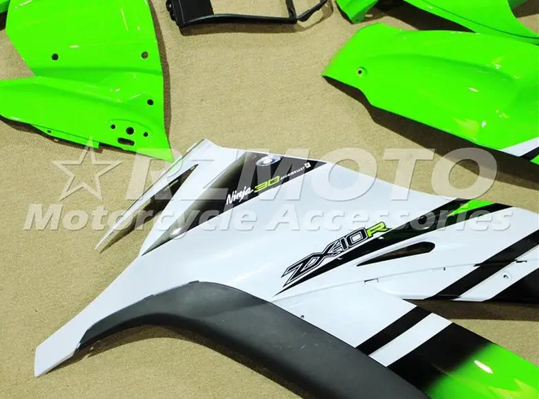 Новый комплект обтекателей из АБС пластика подходит для kawasaki Ninja ZX 10R ZX10R 2011 2012 2013