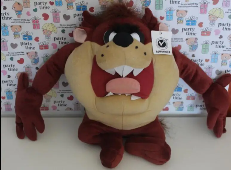Большой размер Looney ttes Jumbo Plush-Taz плюшевые игрушки сидения 30 см | Игрушки и хобби