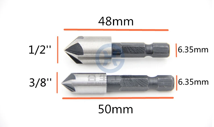 5 шт./компл. набор флейт для дерева металла фасок | Инструменты