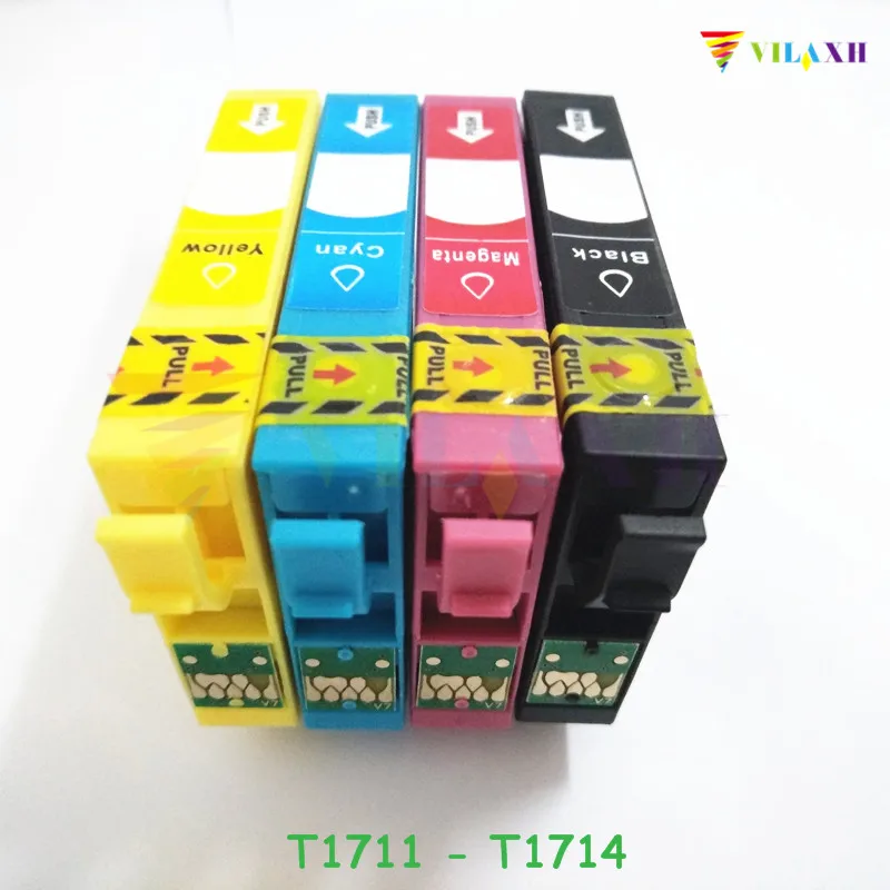 Совместимый чернильный картридж Vilaxh T1701 T1711 для Epson XP-33 XP-103 XP-203 XP-207 XP-406 XP-413 |