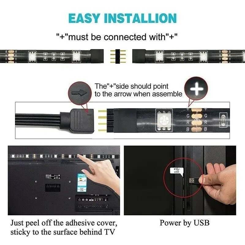 Новая светодиодная лента USB 5050 RGBW RGBWW с контроллером Гибкая полоса подсветка для