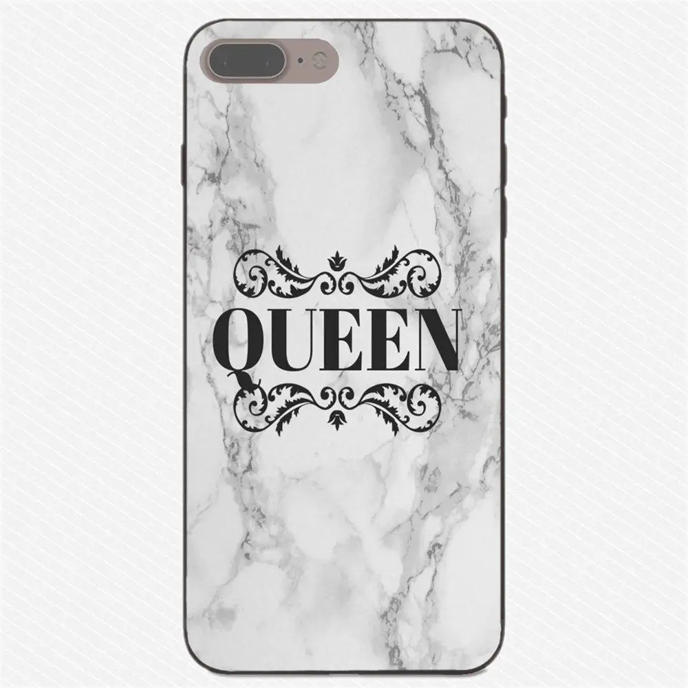 Распродажа чехол для телефона queen Корона короля принцессы для samsung Galaxy Note 4, 8 9 S3 S4 S5 S6 S7 S8 S9 S10 Edge Plus Lite I9080 G313 - Цвет: as picture
