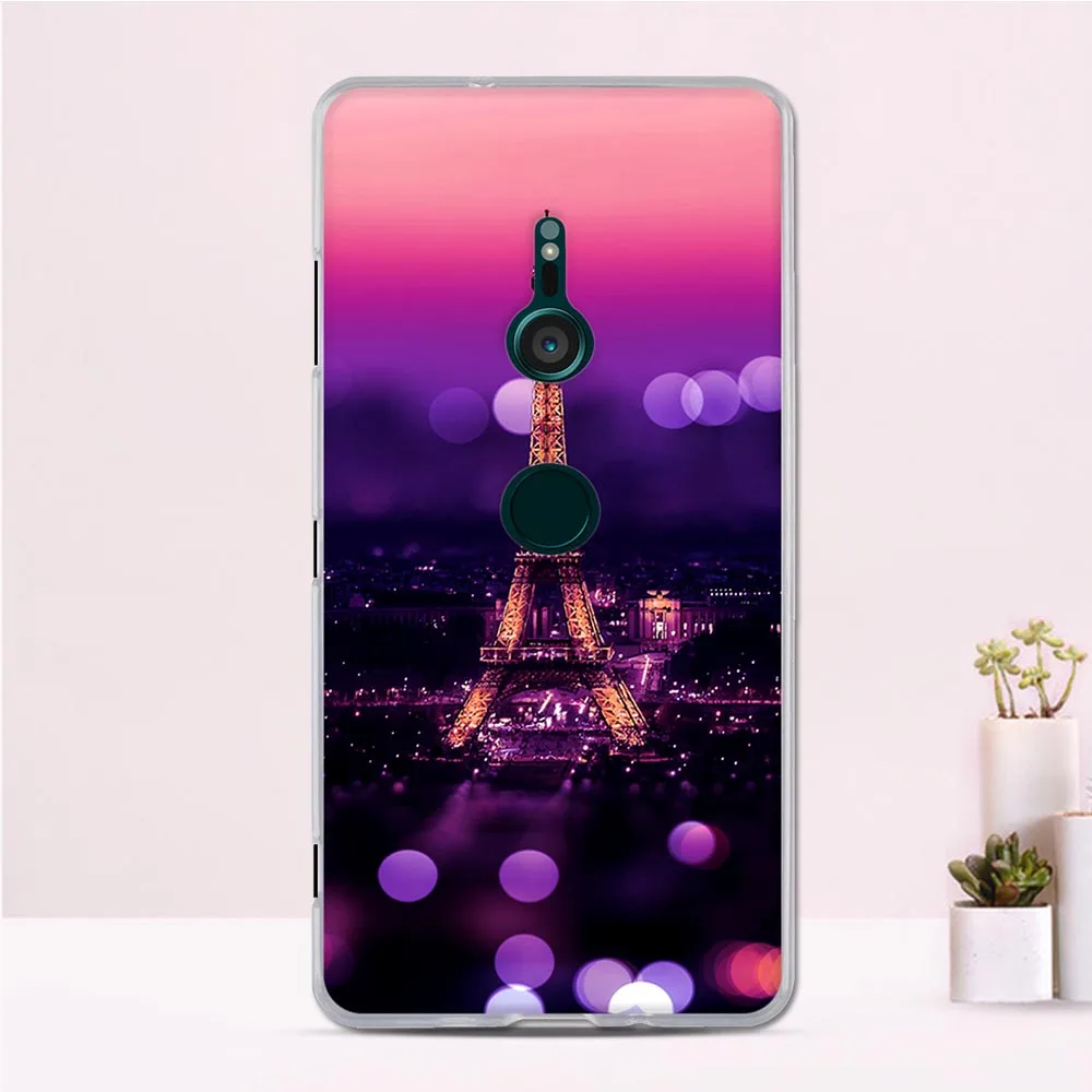 Чехол для sony Xperia XZ3 мягкий чехол из ТПУ XZ4 силиконовый компактный сумка телефона |