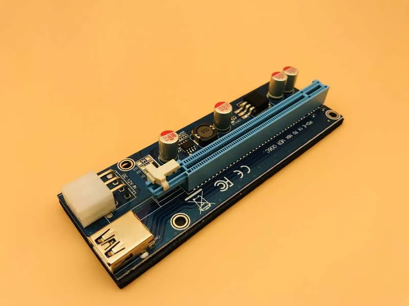 100 шт. VER 006C 60 см USB 3 0 кабель PCI-E Riser Card SATA на 6PIN Power для bitcon miner ETH Mining Быстрая